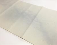 仮名加工紙 楮紙 かぐ山 絵柄紋刷ボカシ・砂子 【松】 半切 10枚 グレー