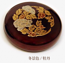 日光印泥　四季　2両装　冬景色　濃赤