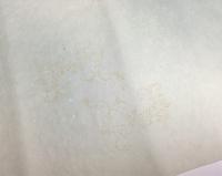 仮名加工紙 楮紙 かぐ山 絵柄紋刷ボカシ・砂子 【創作花】 半切 10枚 緑グレー